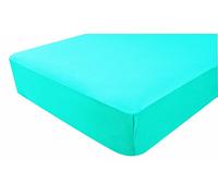 Poyetmotte Fitted Sheet, 70 x 140 cm, Turquoise, One Size