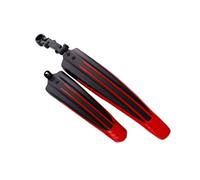 POYHKFD Bicycle Mudguard, Bicycle Mudguard Set, Front Rear Mudguard Black and Red Cool Look for Mountain Bike, Bicycle Mudguard, Mudguard