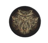 POYHKFD Owl Shaman Drum, Made by Hand Shamanic Drum Ornaments, Exquisite Look Decoration Design Hand Drum With Drum Stick, Sound Healer Shaman Drum for Meditation or Present for Friends(#1)