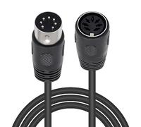 Poyiccot 7 Pin DIN Cable, 7Pin DIN Male to Female Extension Cable, Professional Premium Audio Extender Cord for B & O, Stereo Systems, 5ft