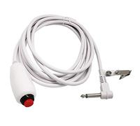Poyiccot Nurse Call Code, 6.35mm 1/4" Phone Plug Nurse Calling Pager Cable with Bed Sheet Clip Compatible for Nurse Station Universal Replacement Call Cord and Medical Alert System Cable, 9.8feet/3m