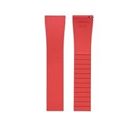 POYNMRE 18-21mm Watch Fold Deployant Clasp Double Click Spring Fast Release Luxury Stainless Steel 316L Strap Folding Buckle(Red No buckle,18mm)