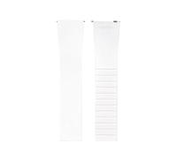 POYNMRE 18-21mm Watch Fold Deployant Clasp Double Click Spring Fast Release Luxury Stainless Steel 316L Strap Folding Buckle(White No buckle,19mm)