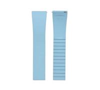 POYNMRE 18-21mm Watch Fold Deployant Clasp Double Click Spring Fast Release Luxury Stainless Steel 316L Strap Folding Buckle(Sky blue buckle,20mm)