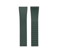 POYNMRE 18-21mm Watch Fold Deployant Clasp Double Click Spring Fast Release Luxury Stainless Steel 316L Strap Folding Buckle(Green No buckle,21mm)