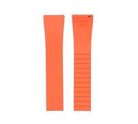 POYNMRE 18-21mm Watch Fold Deployant Clasp Double Click Spring Fast Release Luxury Stainless Steel 316L Strap Folding Buckle(Orange No buckle,21mm)