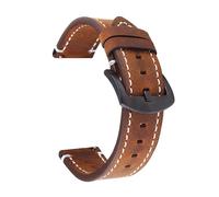 POYNMRE 18mm 19mm 20mm 21mm 22mm 24mm Watch Band Retro Genuine Leather Strap Universal Watchbands Cowhide Wristband Bracelet Belt(Coffee,19mm)