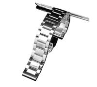 POYNMRE 18mm 20mm 22mm 24mm Stainless Steel Watchband Compatible With Casio EDIFICE EFV-540 EFV-500 BEM501 EFS-S510 EFB-650 ECB900 Watch Belt Strap(Style E-silver,20mm)