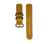 POYNMRE 18mm cowhide Watchband Compatible With Casio small square strap AE1200 AE1300 1400 1500 F-108/W-218 A158/A168 vintage Leather bracelet(Brown-black)