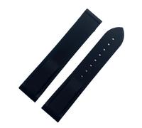 POYNMRE 20mm 22mm Curved End Rubber Watch Band Compatible With Omega Seamaster 300 Hamilton Tudor Seiko Water Ghost Waterproof Strap Watchband(Blue-no clasp,20mm)