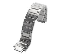 POYNMRE 27 * 19mm Stainless Steel Strap Silver Compatible With Watch Belt Bracelet Big Bang Classic Fusion Series Men Women Watchbands(Silver)