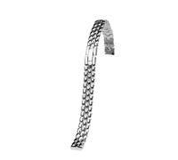 POYNMRE 6mm 8mm 10mm 12mm 14m Small Size Watchband Compatible With Casio Fossil Longines DW Swarovski Stainless Steel Women Watch Strap Bracelet(3120 silver,6mm-width)