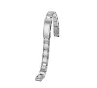 POYNMRE 6mm 8mm 10mm 12mm 14m Small Size Watchband Compatible With Casio Fossil Longines DW Swarovski Stainless Steel Women Watch Strap Bracelet(3122 silver,18mm-width)