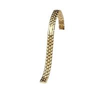 POYNMRE 6mm 8mm 10mm 12mm 14m Small Size Watchband Compatible With Casio Fossil Longines DW Swarovski Stainless Steel Women Watch Strap Bracelet(3120 gold,18mm-width)