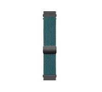 POYNMRE Compatible With Casio DW-H5600 Elastic Nylon Folding Magnetic Buckle Strap Wristband 18mm Waterproof Breathable Watchband Green Gray Black(Jungle Green strap)