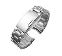POYNMRE Compatible With Casio EDIFICE EFV-540 500 EFS-S510 EFB-650 EQB-501 EFR-303L/303D Stainless Steel Strap 20mm 22mm Watch Chain Watchband(3103 silver,22mm)