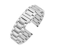 POYNMRE Compatible With Casio EDIFICE EFV-540 500 EFS-S510 EFB-650 EQB-501 EFR-303L/303D Stainless Steel Strap 20mm 22mm Watch Chain Watchband(3101 silver,18mm)