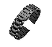 POYNMRE Compatible With Casio EDIFICE EFV-540 500 EFS-S510 EFB-650 EQB-501 EFR-303L/303D Stainless Steel Strap 20mm 22mm Watch Chain Watchband(3101 black,20mm)