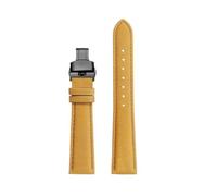 POYNMRE Compatible With Casio Forester FT-500WC AW-80V W-89H Classic Retro Cowhide Watchband 19mmm Genuine Leather Bracelet Men Watch Strap Belt(Khaki Black fold)