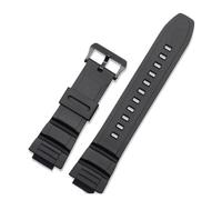 POYNMRE Compatible With Casio MCW-100H/110H/W-S220/HDD-S100 WV-200/AE-2000/2100 5434 Resin Strap 16mm Wristwatch Accessories Man Silicone WatchBand