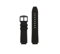 POYNMRE Compatible With Casio Watch DW-H5600 DW H5600 AE1200 AE1300 AE1500 W-218H Silicone Strap Rubber Waterproof Watchband Bracelet 18mm(Orange line-black)