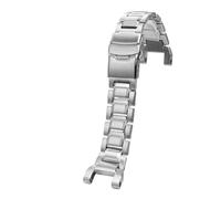 POYNMRE Compatible With Casio Watch Strap GW-9500 GW-9500-1/1A4/3 Second Generation Clay Figurine Stainless Steel Modified Watch Chain Accessories(Silver)