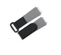POYNMRE Compatible With Richard Mille RM011 RM030 RM005 RM035 RM055 RM35-01 RM67 Customized FKM Rubber Watch Strap Elastic Nylon Watchband Wristband(Gray,RM005 model)
