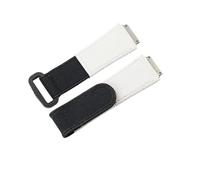 POYNMRE Compatible With Richard Mille RM011 RM030 RM005 RM035 RM055 RM35-01 RM67 Customized FKM Rubber Watch Strap Elastic Nylon Watchband Wristband(White,RM07 model)
