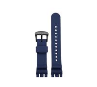 POYNMRE Compatible With Tissot Racing T115 Series T115.417 Watch Strap T-Sport Sport Titanium Alloy Watch Chain Steel Strap Watchband With Tools(07 blue-black)