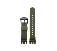 POYNMRE Compatible With Tissot Racing T115 Series T115.417 Watch Strap T-Sport Sport Titanium Alloy Watch Chain Steel Strap Watchband With Tools(06 army green-black)