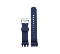 POYNMRE Compatible With Tissot Racing T115 Series T115.417 Watch Strap T-Sport Sport Titanium Alloy Watch Chain Steel Strap Watchband With Tools(07 blue-silver)