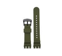 POYNMRE Compatible With Tissot Racing T115 Series T115.417 Watch Strap T-Sport Sport Titanium Alloy Watch Chain Steel Strap Watchband With Tools(07 army g reen-black)