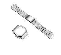 POYNMRE Diamond Kit Accessories Compatible With Casio Gshock Gmw-b5000 Metal Case Gmw B5000 Men Modified Bezel Watch Strap Stainless Steel Watchband(Steel band case)