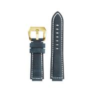 POYNMRE DW-H5600 Cowhide Watch Strap Steel Bezel Case Compatible With Casio G-SHOCK Dw-h5600mb Small Block Retro Leather Men Watchband Accessories(Blue gold pin)
