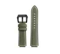 POYNMRE DW-H5600 Cowhide Watch Strap Steel Bezel Case Compatible With Casio G-SHOCK Dw-h5600mb Small Block Retro Leather Men Watchband Accessories(Army green black)