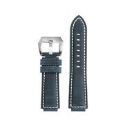 POYNMRE DW-H5600 Cowhide Watch Strap Steel Bezel Case Compatible With Casio G-SHOCK Dw-h5600mb Small Block Retro Leather Men Watchband Accessories(Blue silver pin)