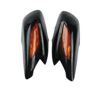 POYNMRE Motorcycle Rear View Mirrors Turn Signals Compatible With Honda ST1300 2002-2011 ABS Plastic Left & Right(Style 3)