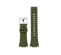 POYNMRE New 7colors Resin Silicone Watchband Compatible With Casio G-Shock GA-110 GM-110GB GA-100 GA-120 GA-700 800 Rubber Watch Strap Accessories(Green steel)
