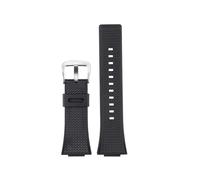 POYNMRE New 7colors Resin Silicone Watchband Compatible With Casio G-Shock GA-110 GM-110GB GA-100 GA-120 GA-700 800 Rubber Watch Strap Accessories(Black steel)