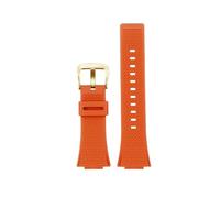 POYNMRE New 7colors Resin Silicone Watchband Compatible With Casio G-Shock GA-110 GM-110GB GA-100 GA-120 GA-700 800 Rubber Watch Strap Accessories(Orange Gold)