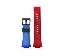 POYNMRE New 7colors Resin Silicone Watchband Compatible With Casio G-Shock GA-110 GM-110GB GA-100 GA-120 GA-700 800 Rubber Watch Strap Accessories(Blue red black)