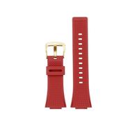 POYNMRE New 7colors Resin Silicone Watchband Compatible With Casio G-Shock GA-110 GM-110GB GA-100 GA-120 GA-700 800 Rubber Watch Strap Accessories(Red Gold)