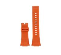 POYNMRE New 7colors Resin Silicone Watchband Compatible With Casio G-Shock GA-110 GM-110GB GA-100 GA-120 GA-700 800 Rubber Watch Strap Accessories(Orange no clasp)