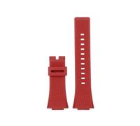 POYNMRE New 7colors Resin Silicone Watchband Compatible With Casio G-Shock GA-110 GM-110GB GA-100 GA-120 GA-700 800 Rubber Watch Strap Accessories(Red no clasp)