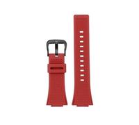 POYNMRE New 7colors Resin Silicone Watchband Compatible With Casio G-Shock GA-110 GM-110GB GA-100 GA-120 GA-700 800 Rubber Watch Strap Accessories(Red black)