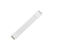 POYNMRE Nylon FKM WatchBand Compatible With Richard Miller Rm67 Rm67-01 Rm67-02 Diy Loop Watch Strap Screw Down Connection Band(White,FOR RM67-02_M STANDARD)
