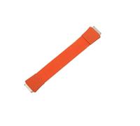 POYNMRE Nylon FKM WatchBand Compatible With Richard Miller Rm67 Rm67-01 Rm67-02 Diy Loop Watch Strap Screw Down Connection Band(Orange,FOR RM67-02_S SHORT)