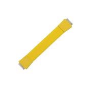 POYNMRE Nylon FKM WatchBand Compatible With Richard Miller Rm67 Rm67-01 Rm67-02 Diy Loop Watch Strap Screw Down Connection Band(Yellow,FOR RM35-02_S SHORT)