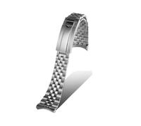 POYNMRE Precision Steel Strap Compatible With TUDOR Biwan Series M7941A1A0RU/M79733N Men's Curved Mouth Five Bead 21mm 22mm(Silver,22mm)