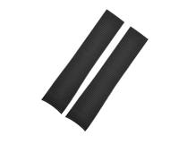 POYNMRE Rubber Watch Band Compatible With Longines Comcast Conquest Silicone Diving L3.742/644/781 642 Series Men's Strap Chain 21mm Bracelet(Black no buckle)